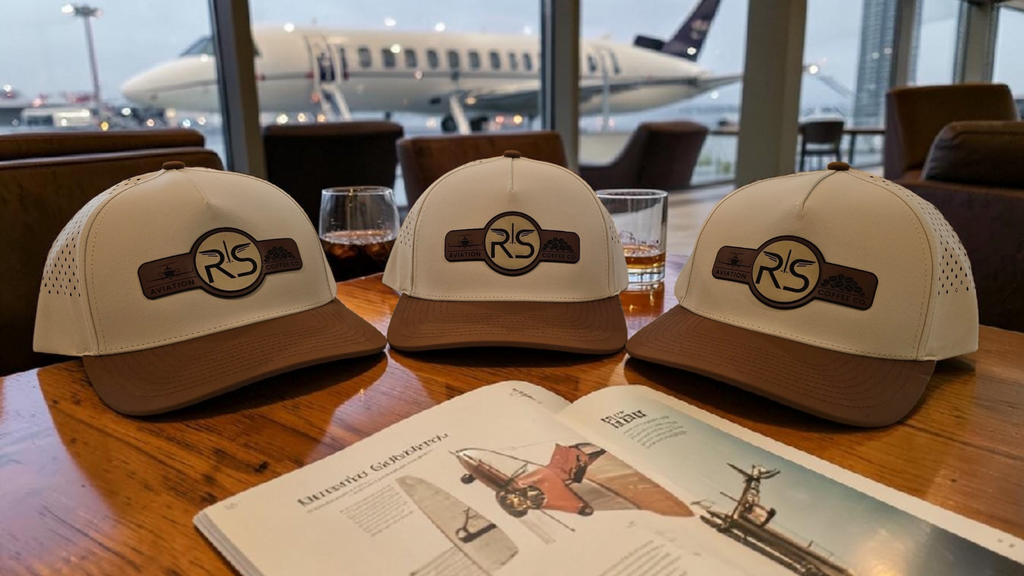 RS Coffee and Aviation 5 and 6 Panel Performance Hat