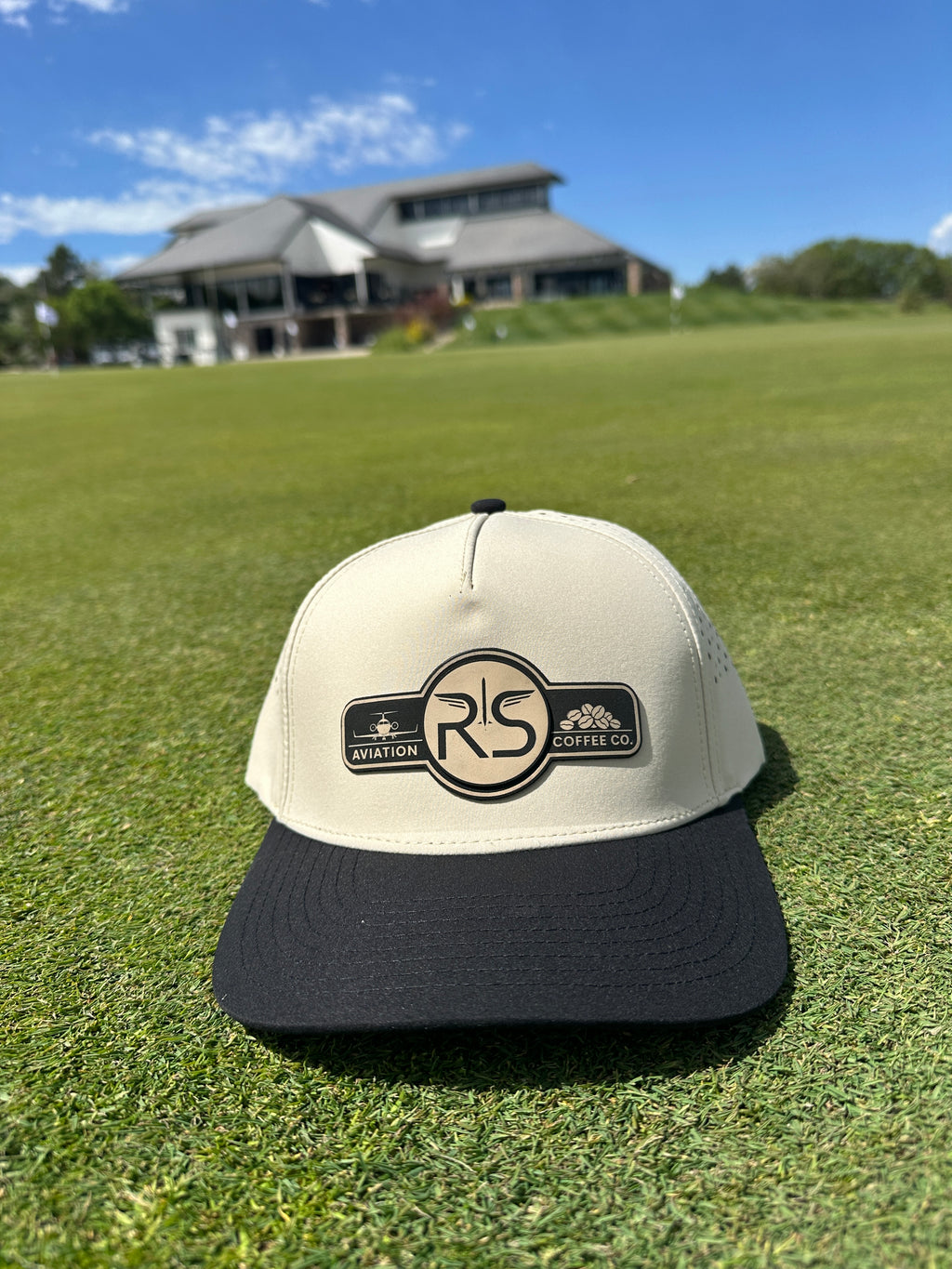 RS Coffee and Aviation 5 and 6 Panel Performance Hat