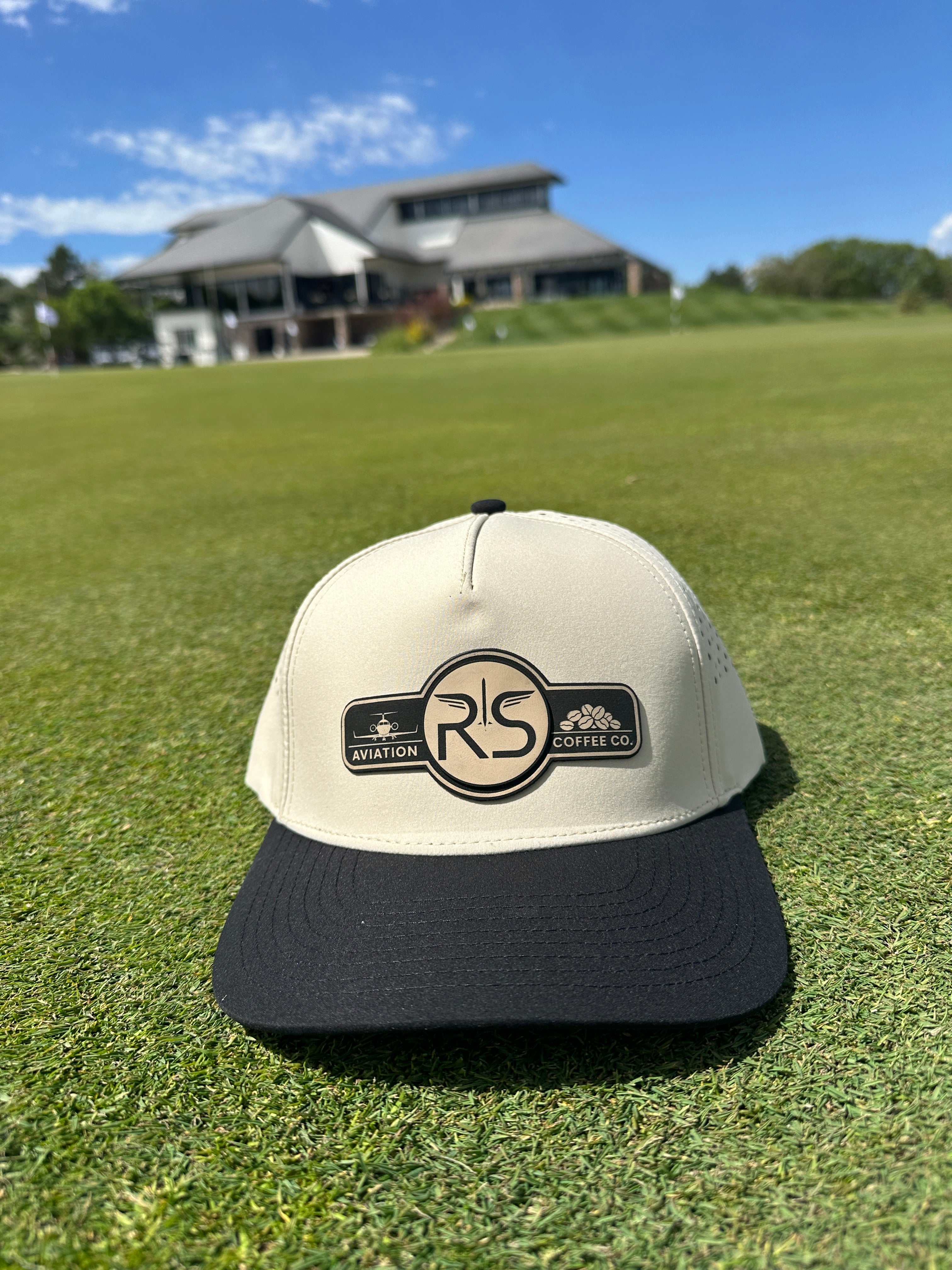 RS Coffee and Aviation 5 and 6 Panel Performance Hat