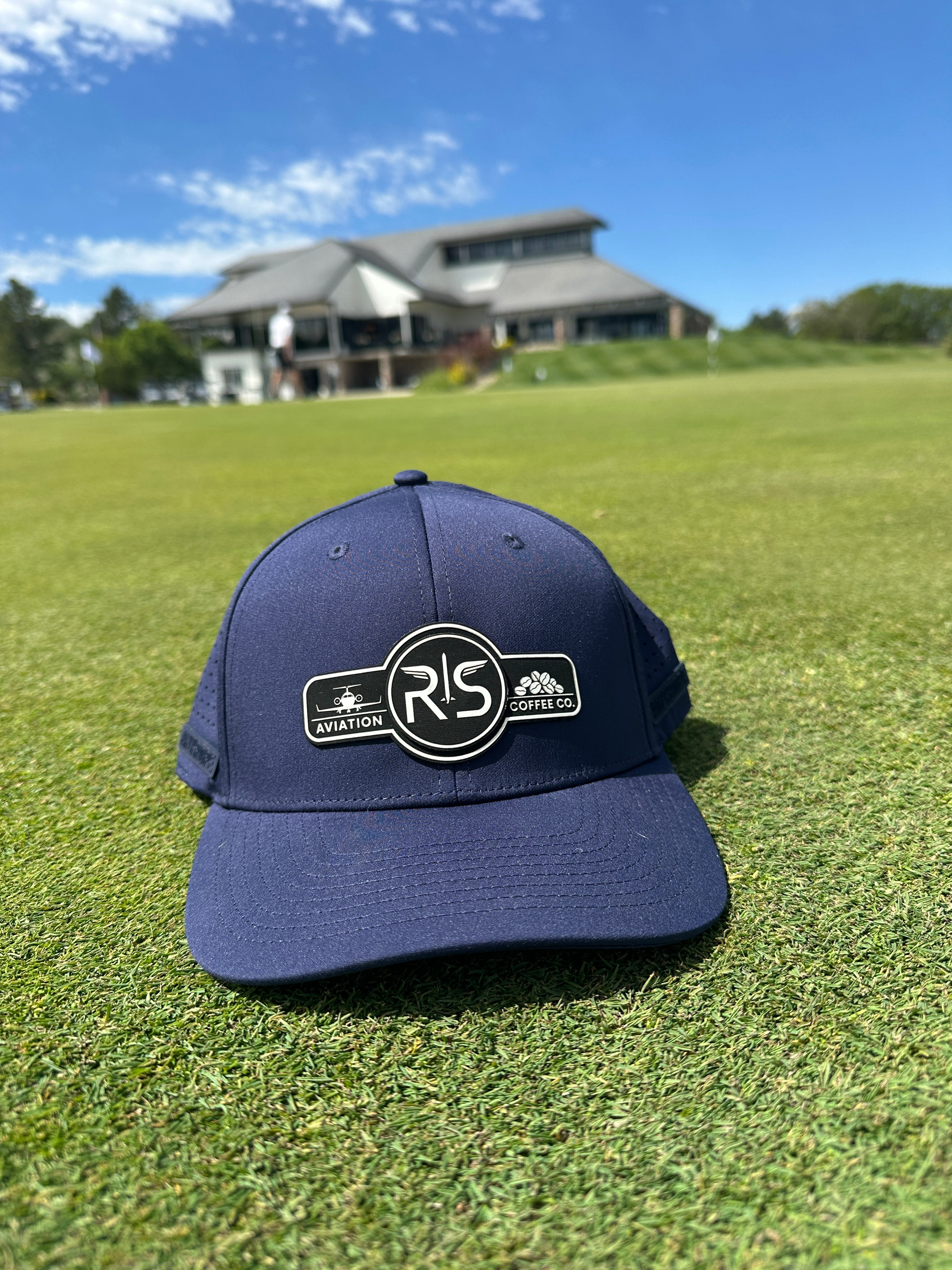 RS Coffee and Aviation 5 and 6 Panel Performance Hat